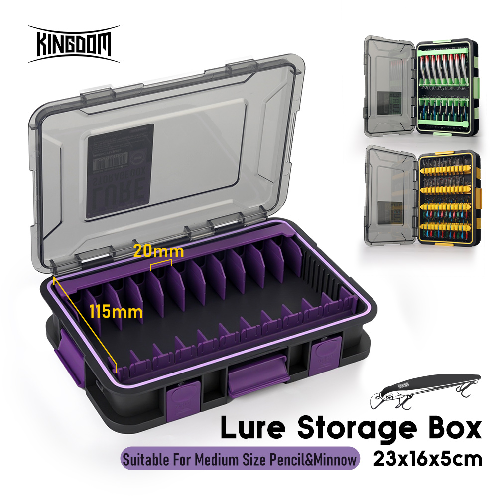 Fishing Equipment Lures - Kingdom Lure Storage Box Waterproof DIY
