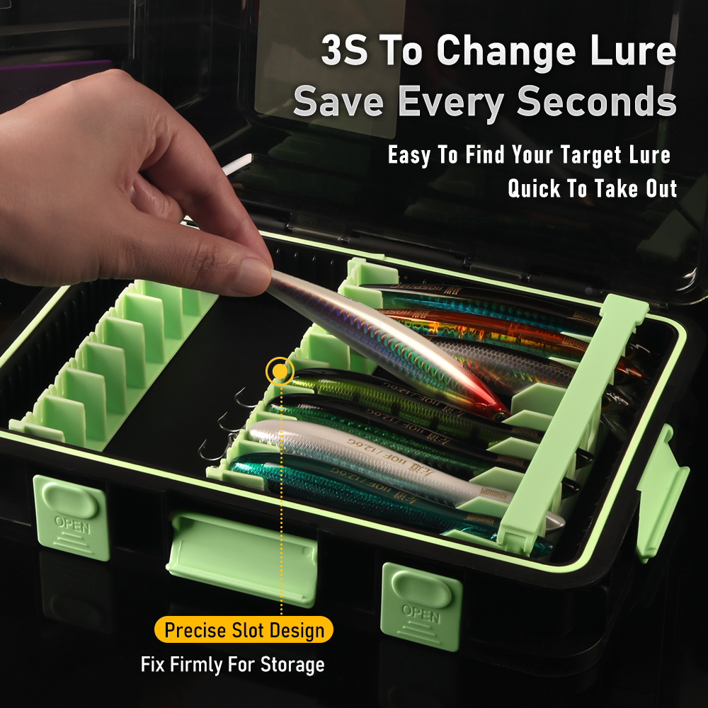 Kingdom Lure Storage Box Water - огляд і ціна Fishing Equipment Lures