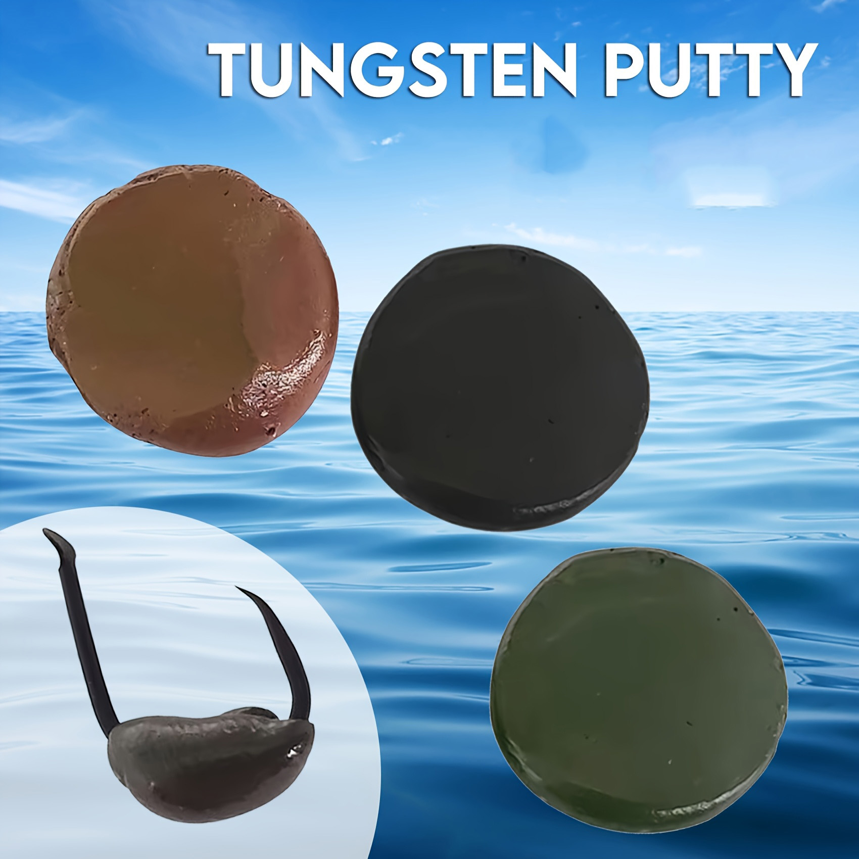 Tungsten Putty 0.5oz(15g) Tika - огляд і ціна Fishing Equipment Lures