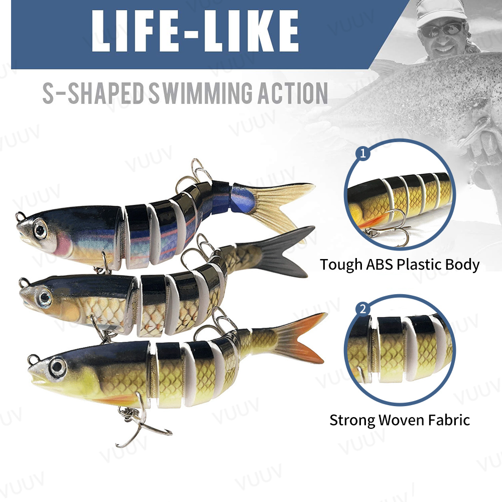 10 pcs Fishing Lures for Bass  - огляд і ціна Fishing Equipment For Trout