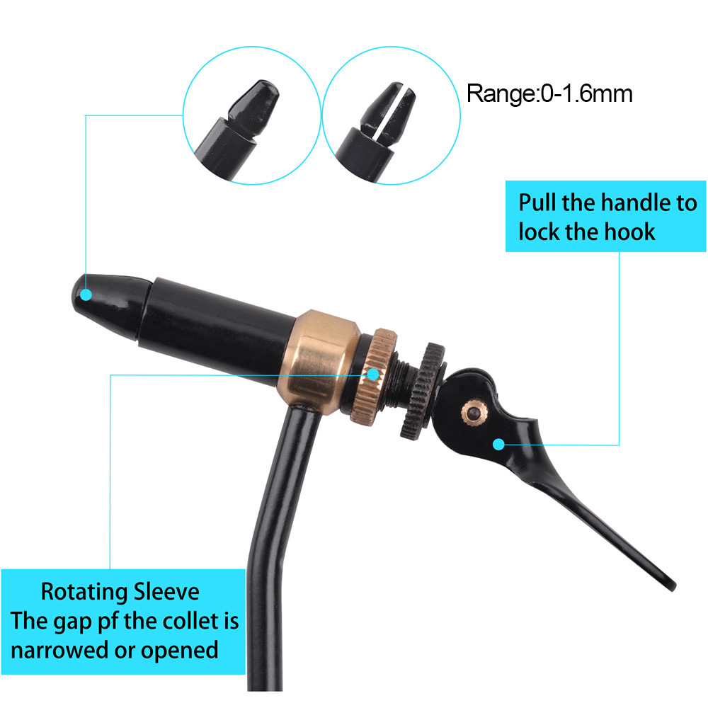 Rotary Fly Tying Vise Tool Saf - огляд і ціна Fishing Equipment Lures