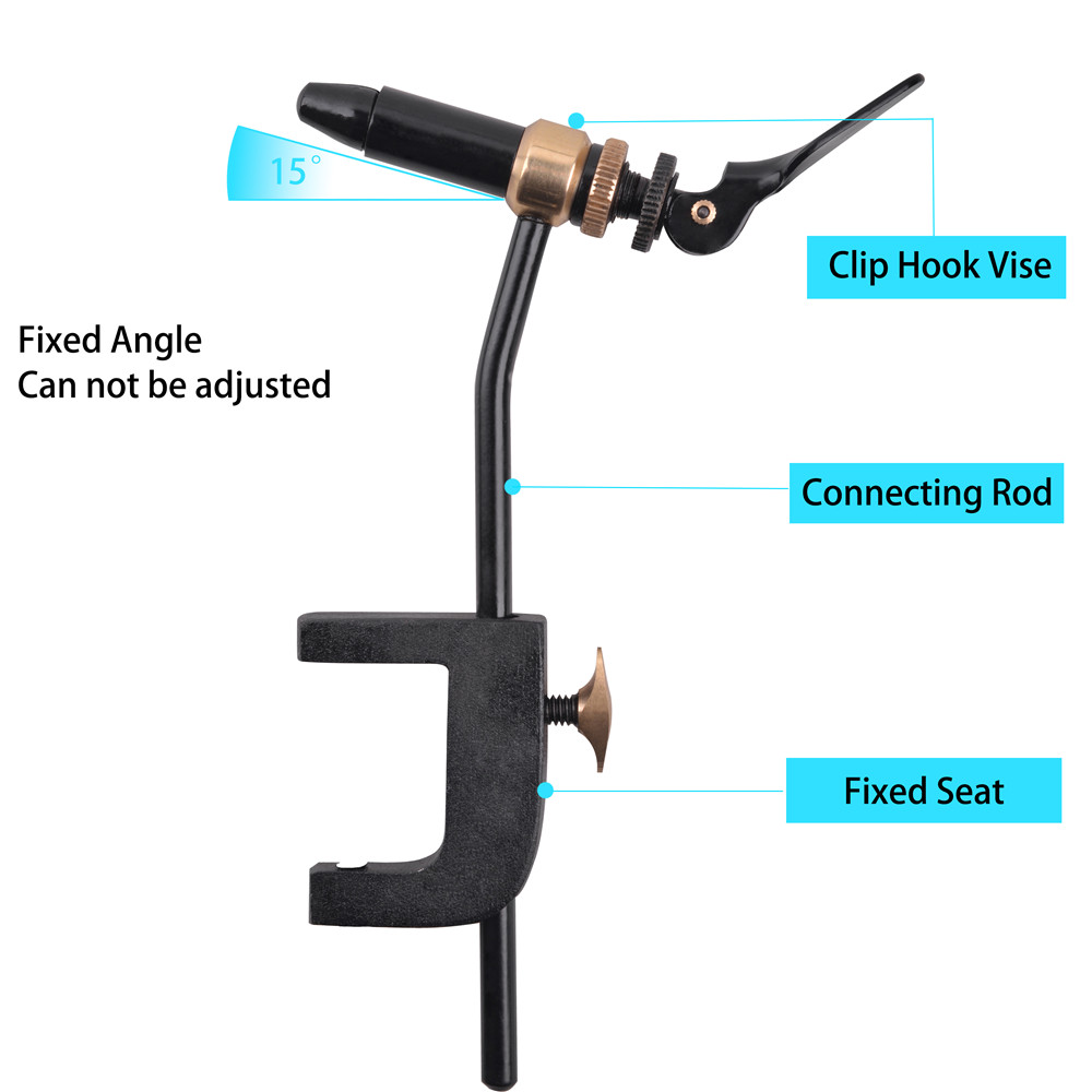 Rotary Fly Tying Vise Tool Saf - огляд і ціна Fishing Equipment Lures