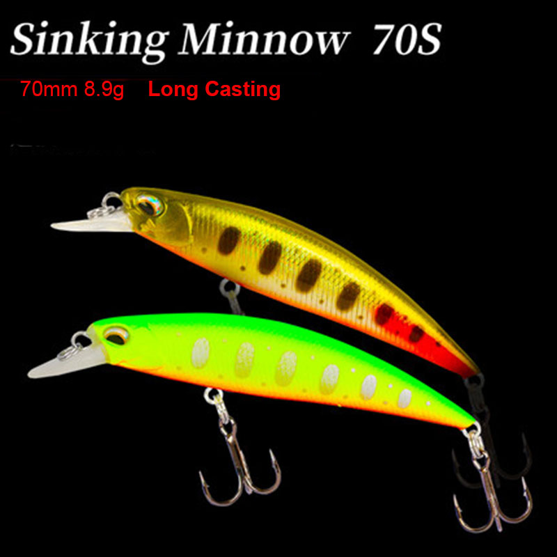 TSURINOYA Sinking Minnow Long  - огляд і ціна Fishing Equipment For Trout