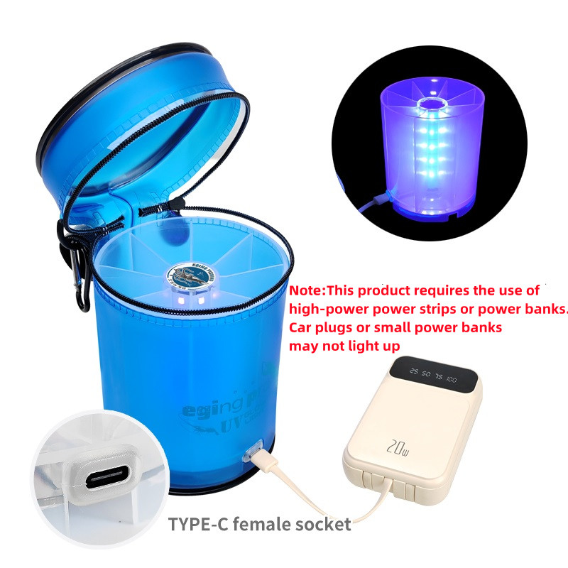 New Fishing Bags Lure UV Glow  - огляд і ціна Fishing Equipment Lures