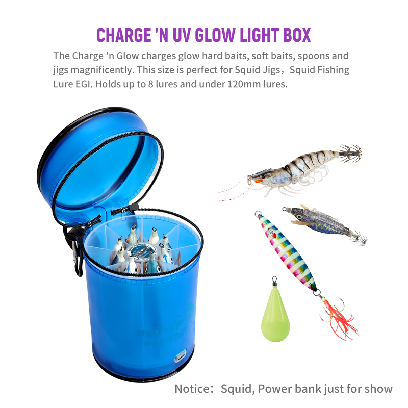 New Fishing Bags Lure UV Glow  - огляд і ціна Fishing Equipment Lures